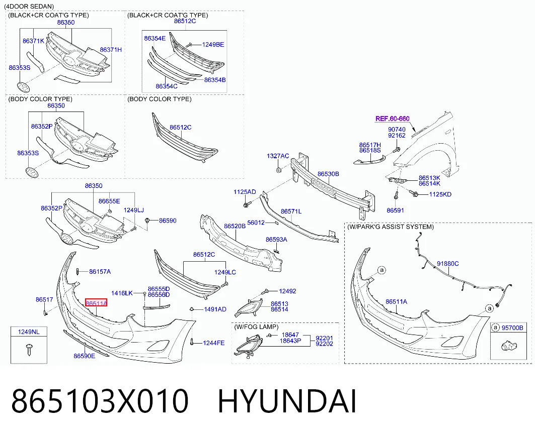 865103X010 Hyundai/Kia