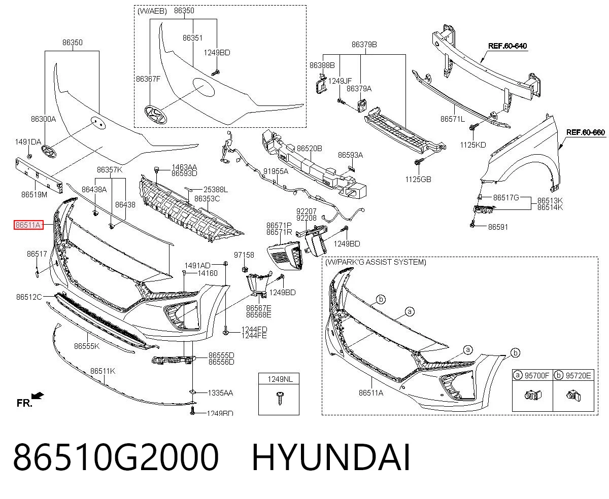 86510G2000 Hyundai/Kia