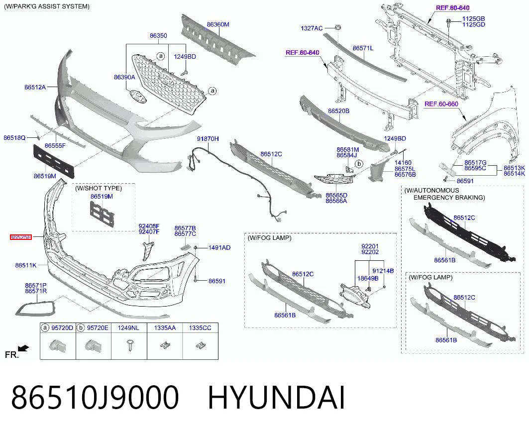 86510J9000 Hyundai/Kia