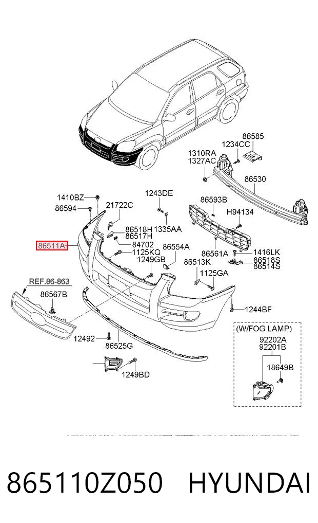 865110Z050 Hyundai/Kia