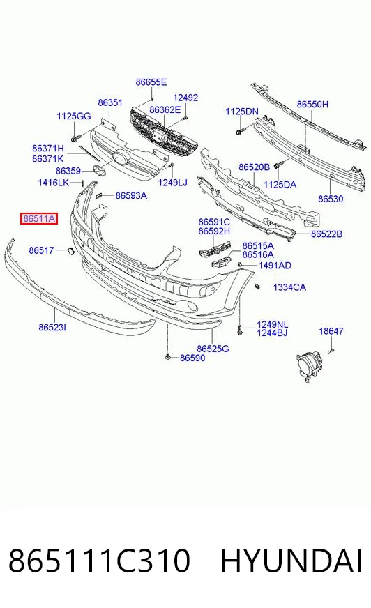865111C310 Hyundai/Kia