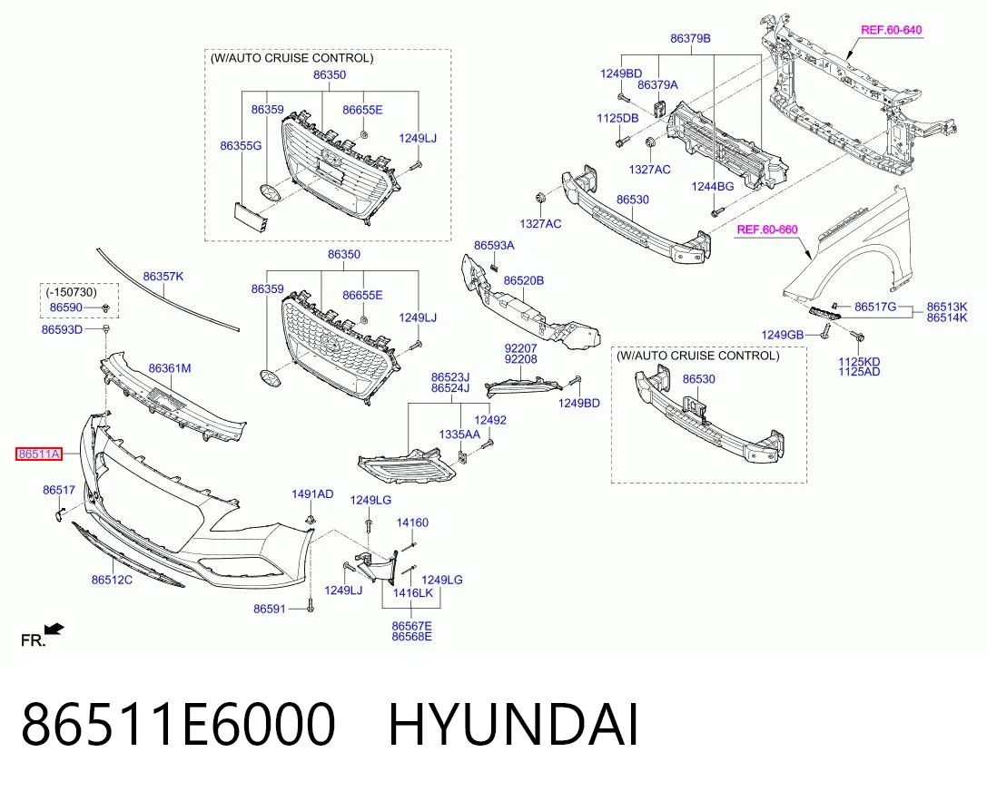 86511E6000 Hyundai/Kia