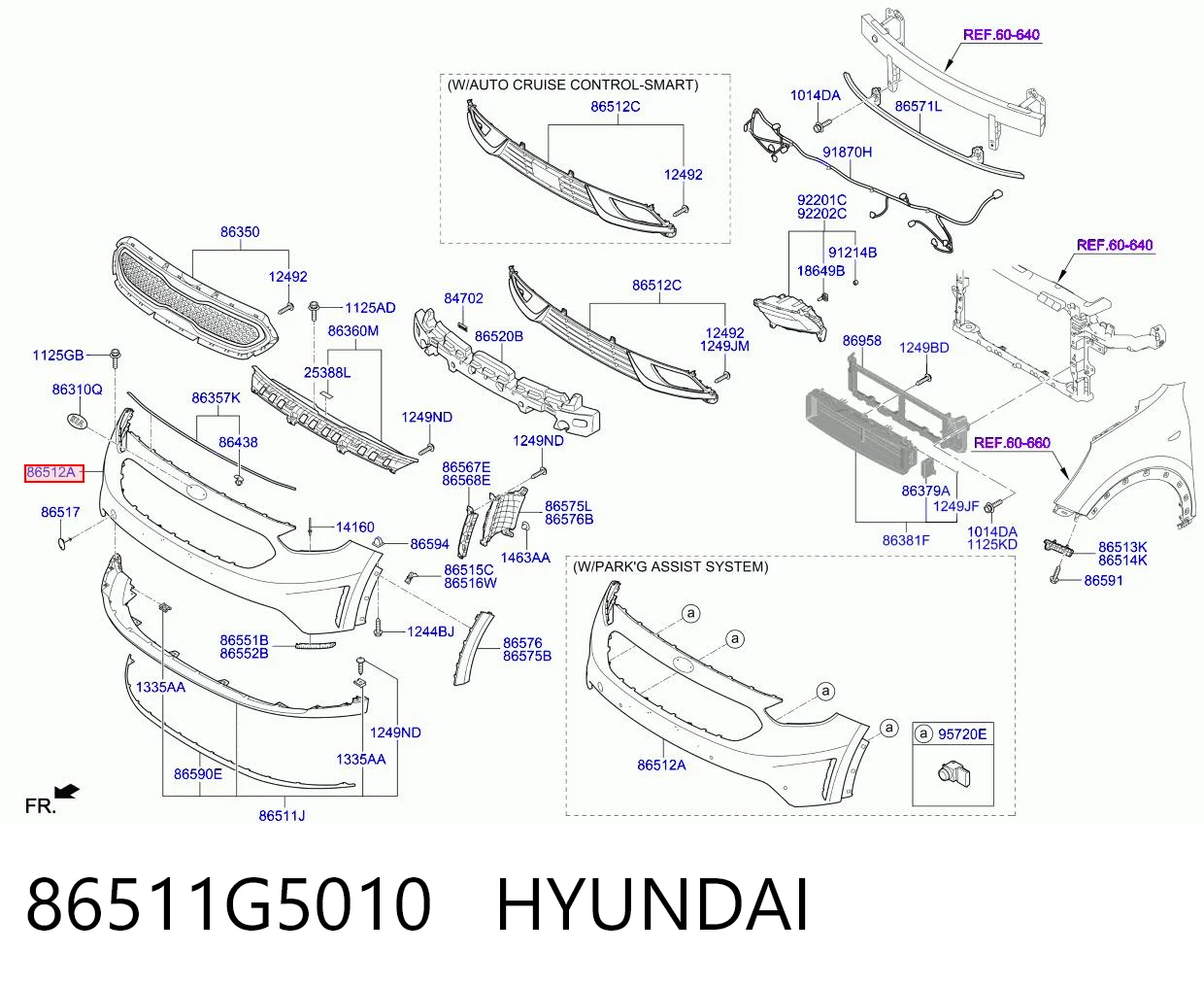 86511G5010 Hyundai/Kia