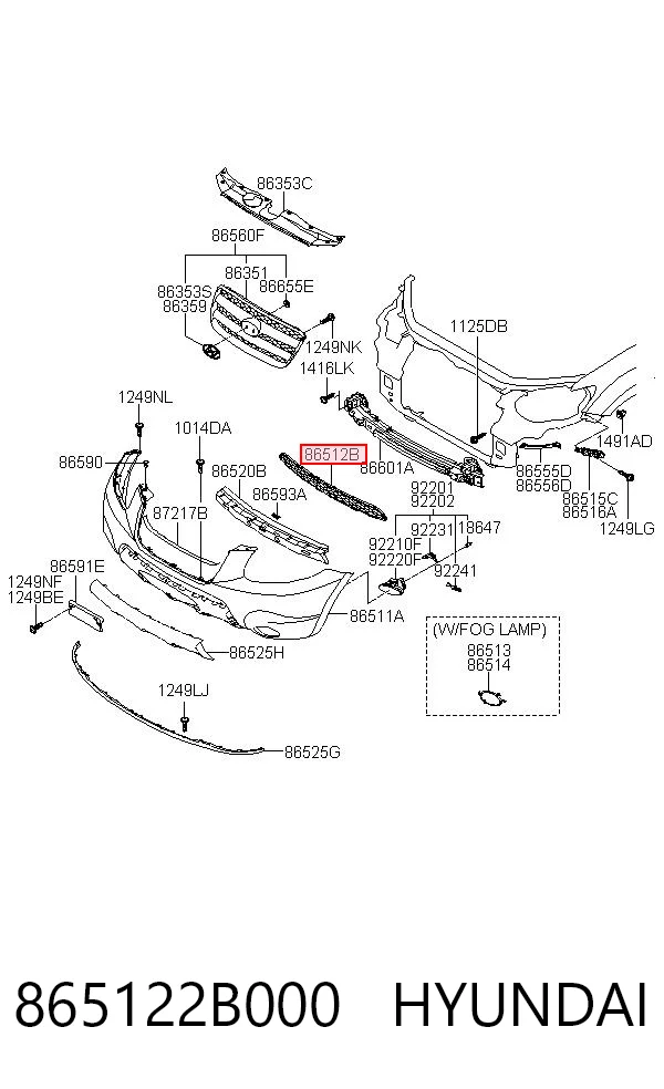 865122B000 Hyundai/Kia