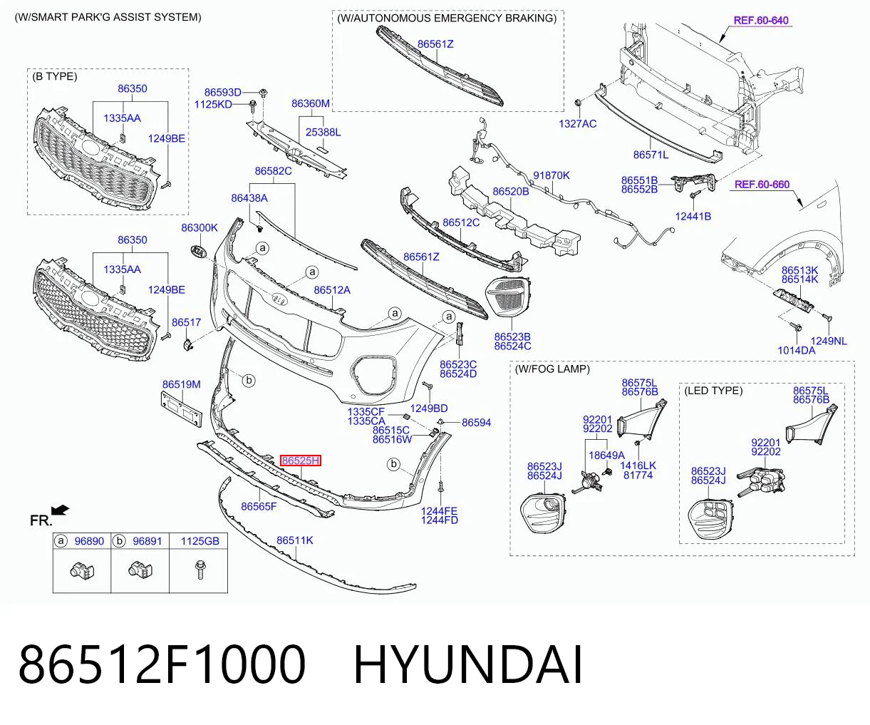 86512F1000 Hyundai/Kia