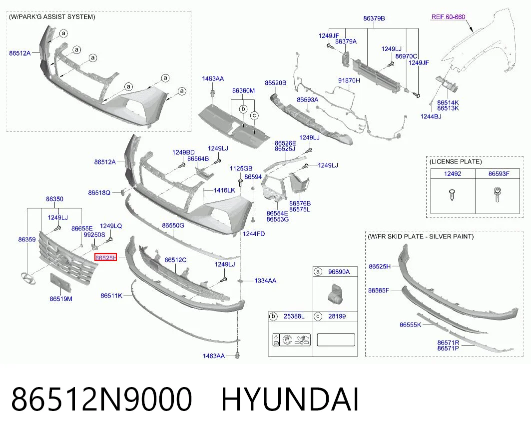 86512N9000 Hyundai/Kia