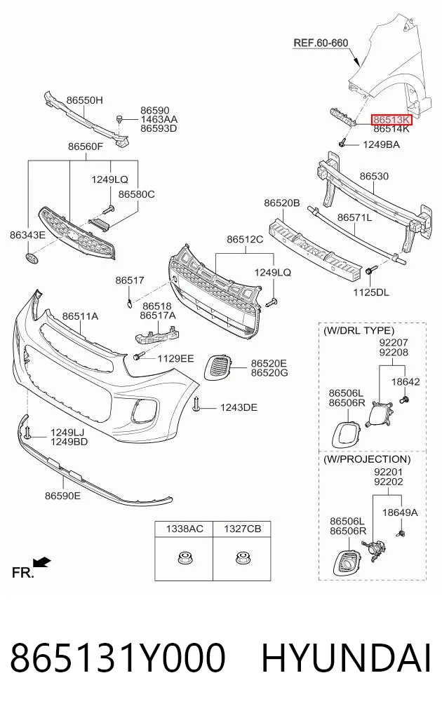 865131Y000 Hyundai/Kia