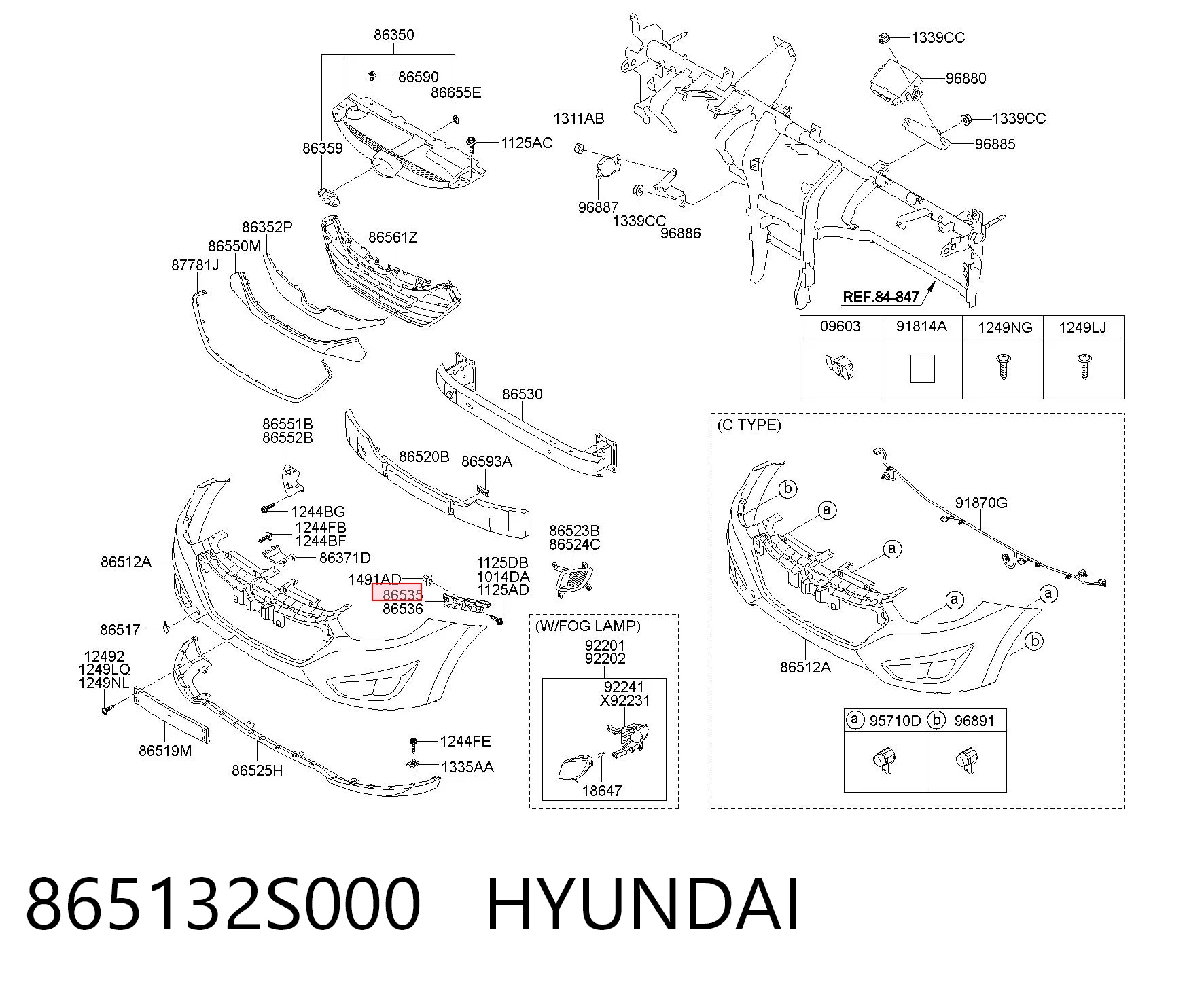865132S000 Hyundai/Kia