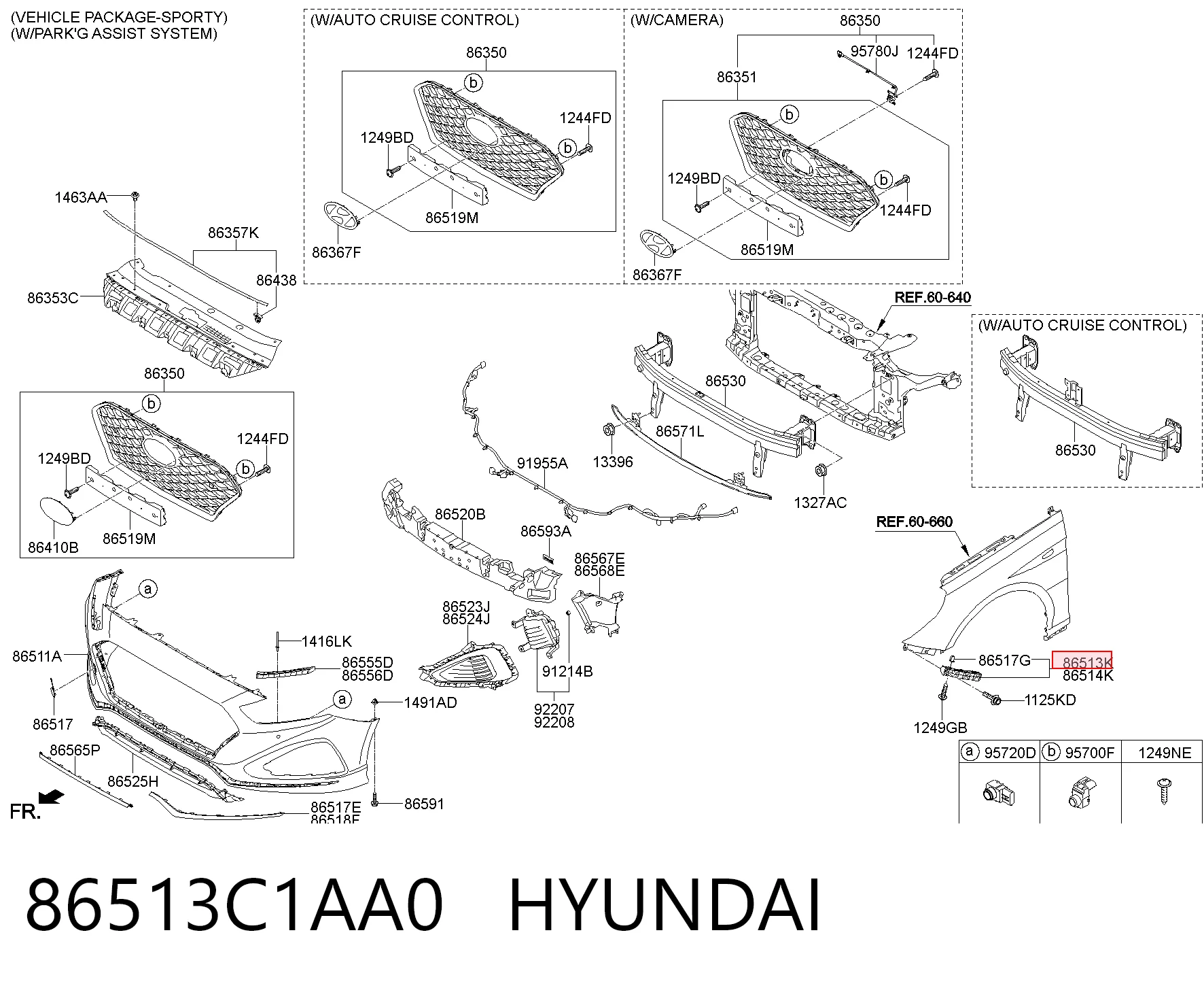 86513C1AA0 Hyundai/Kia