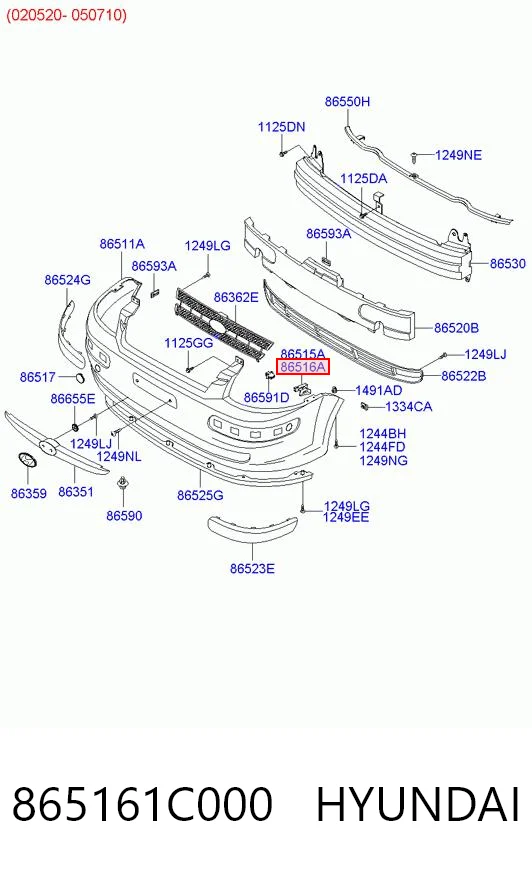 865161C000 Hyundai/Kia