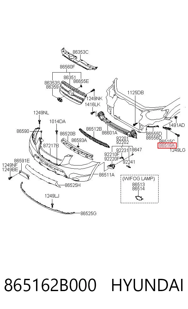 865162B000 Hyundai/Kia