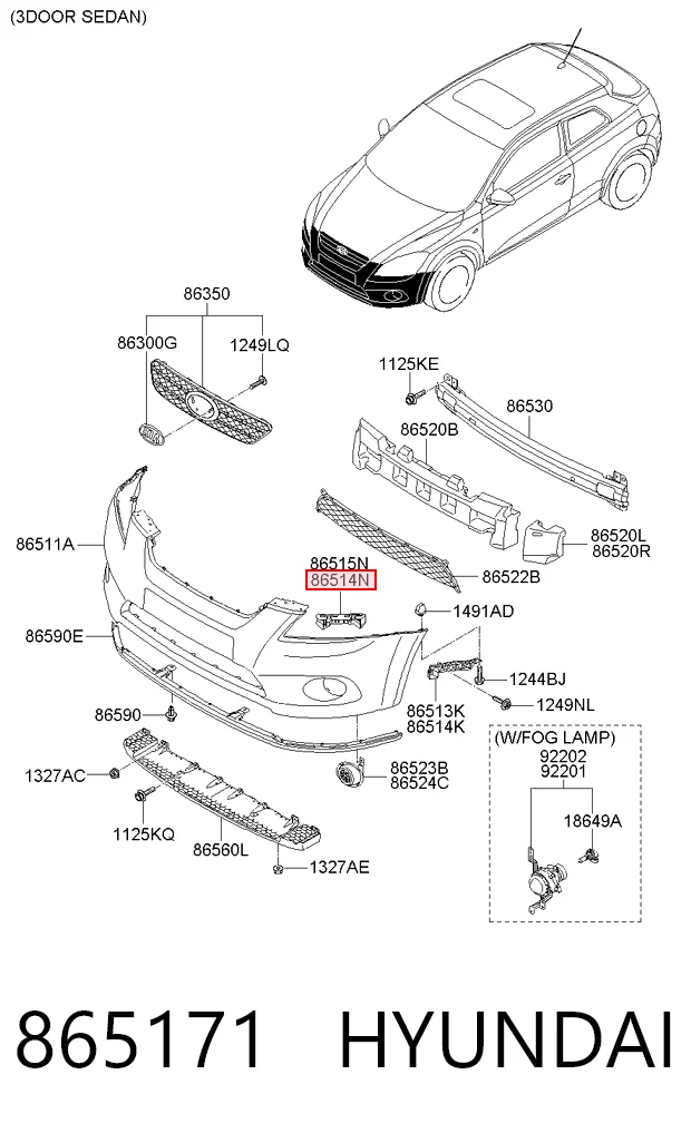 865171 Hyundai/Kia