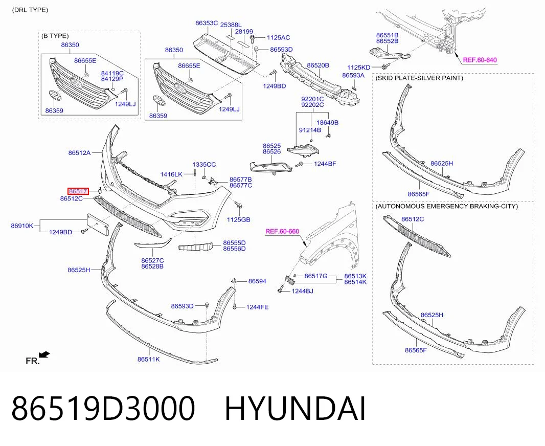 86519D3000 Hyundai/Kia