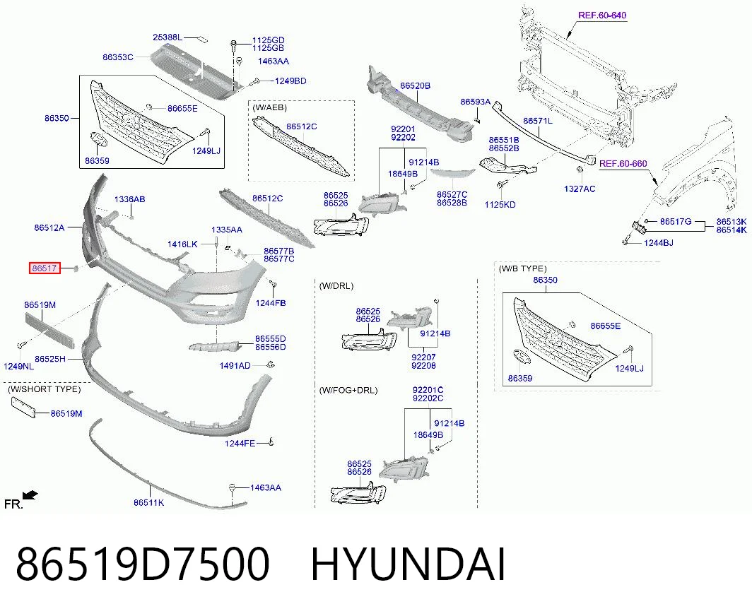 86519D7500 Hyundai/Kia
