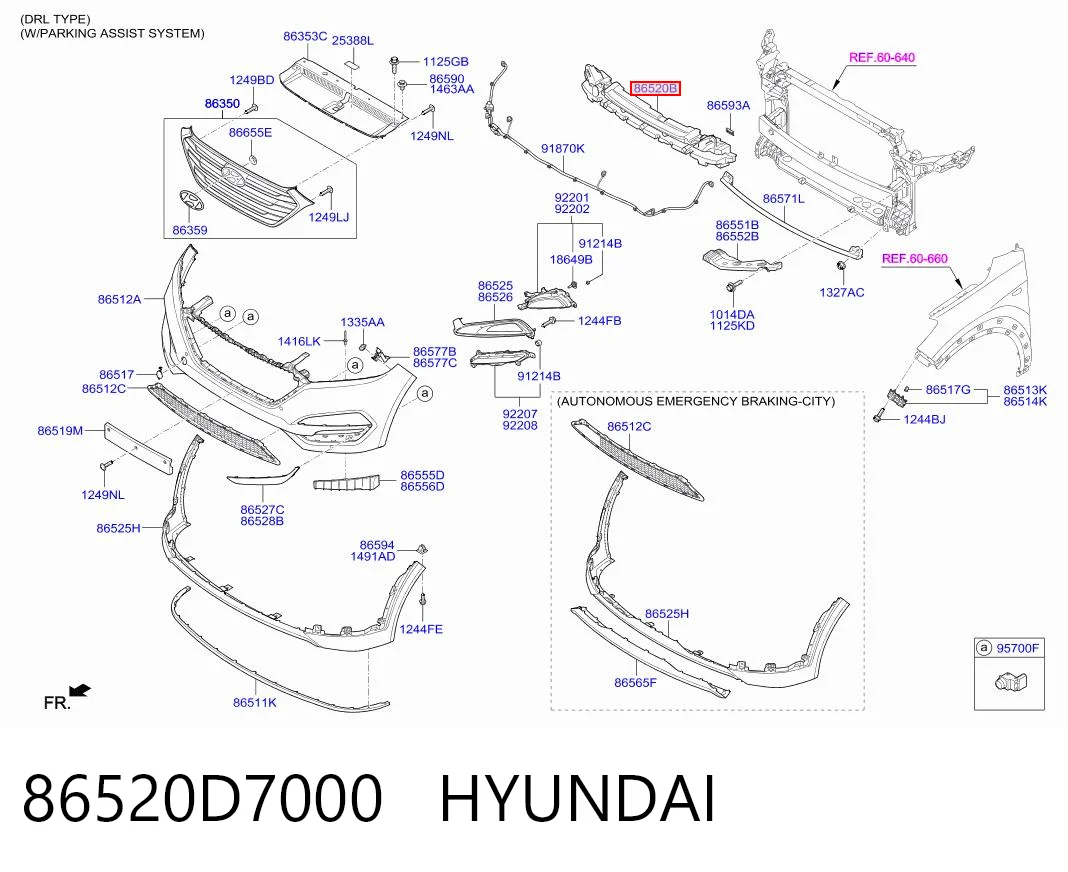 86520D7000 Hyundai/Kia