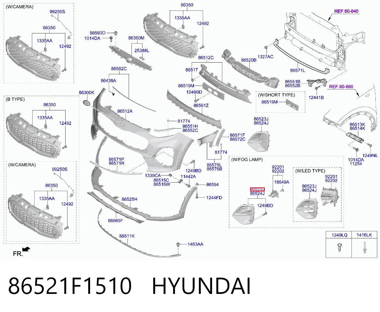 86521F1510 Hyundai/Kia