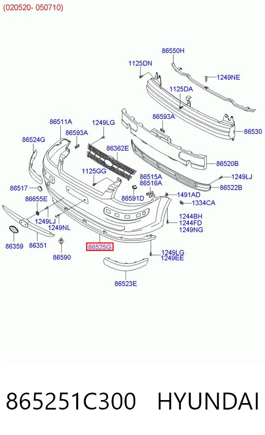 865251C300 Hyundai/Kia