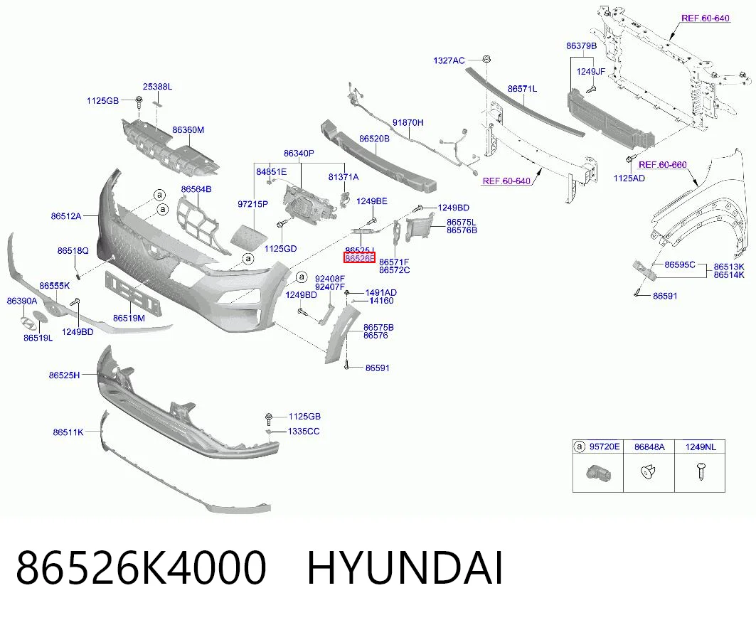 86526K4000 Hyundai/Kia