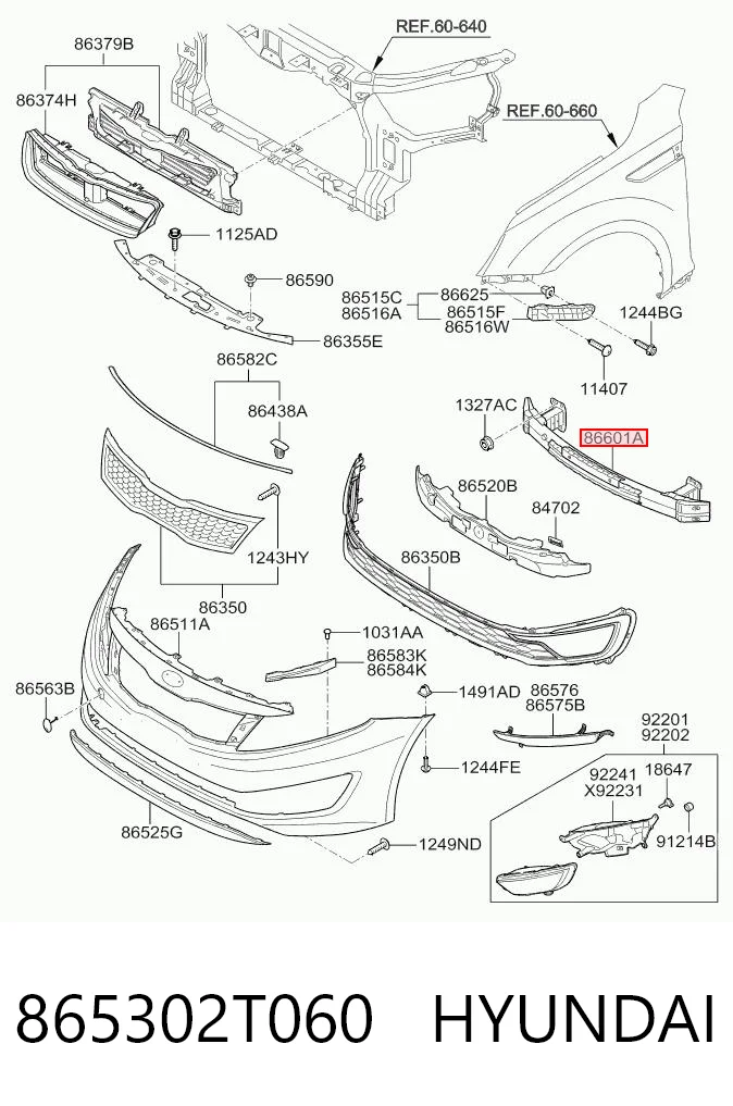 865302T060 Hyundai/Kia