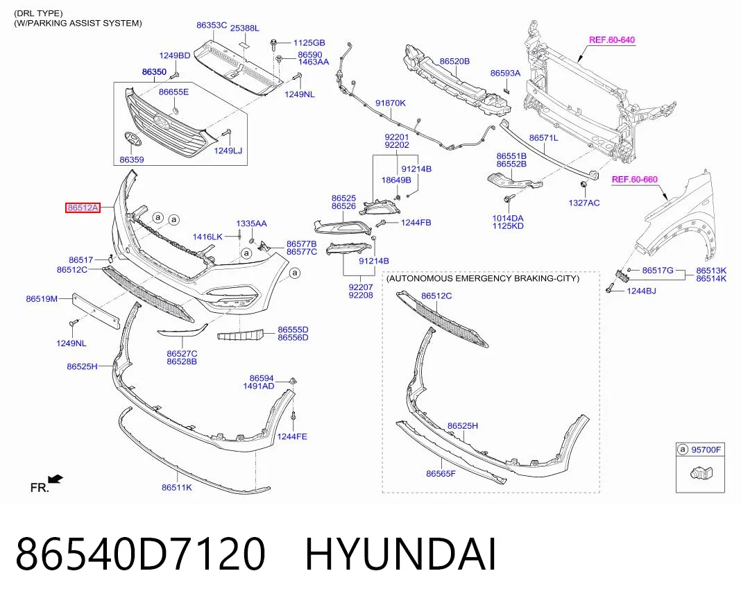 86540D7120 Hyundai/Kia