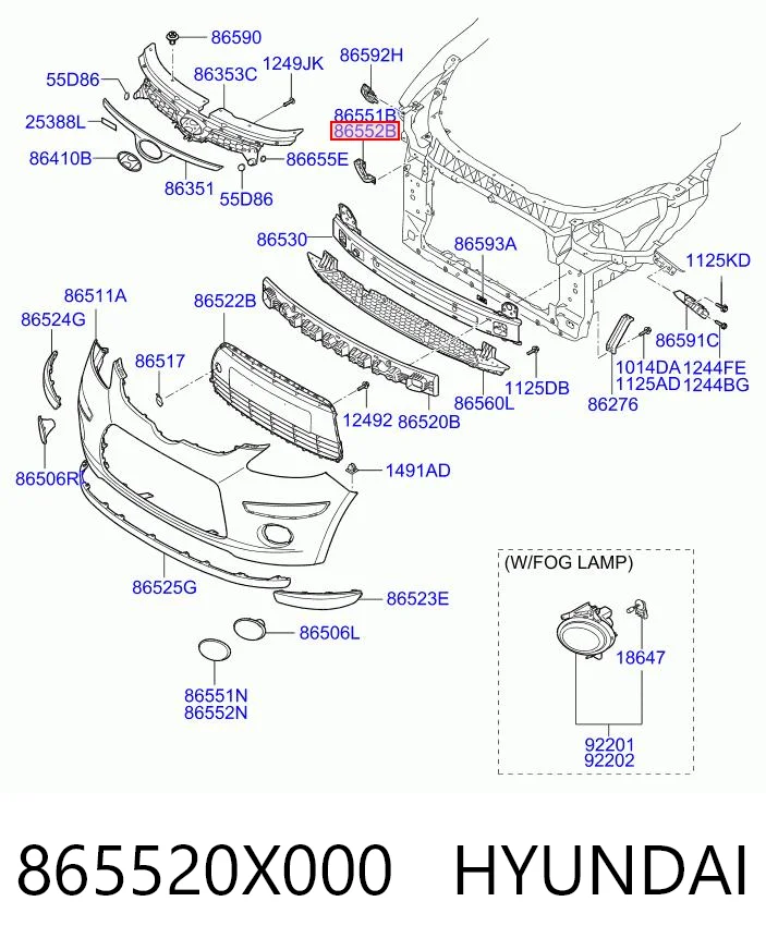865520X000 Hyundai/Kia
