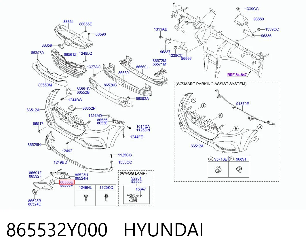 865532Y000 Hyundai/Kia