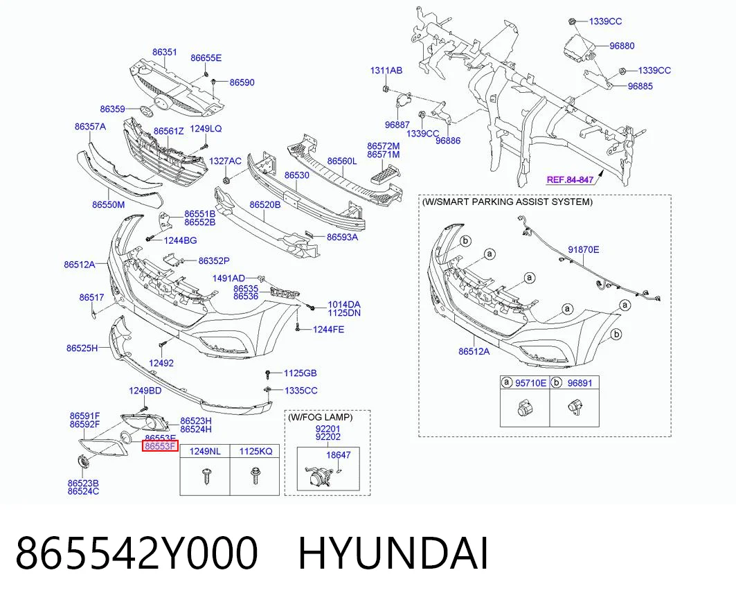 865542Y000 Hyundai/Kia