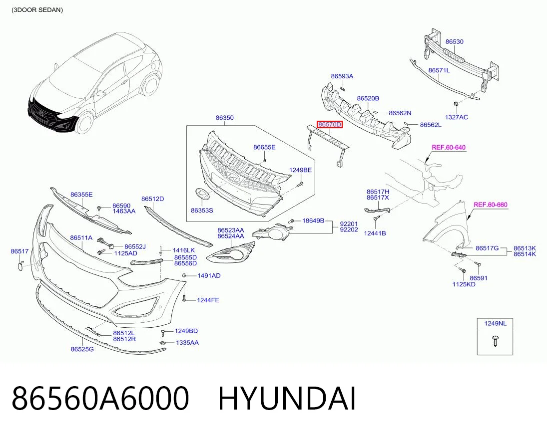 86560A6000 Hyundai/Kia