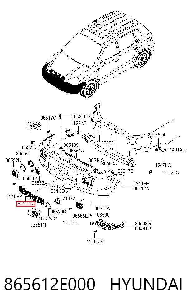 865612E000 Hyundai/Kia