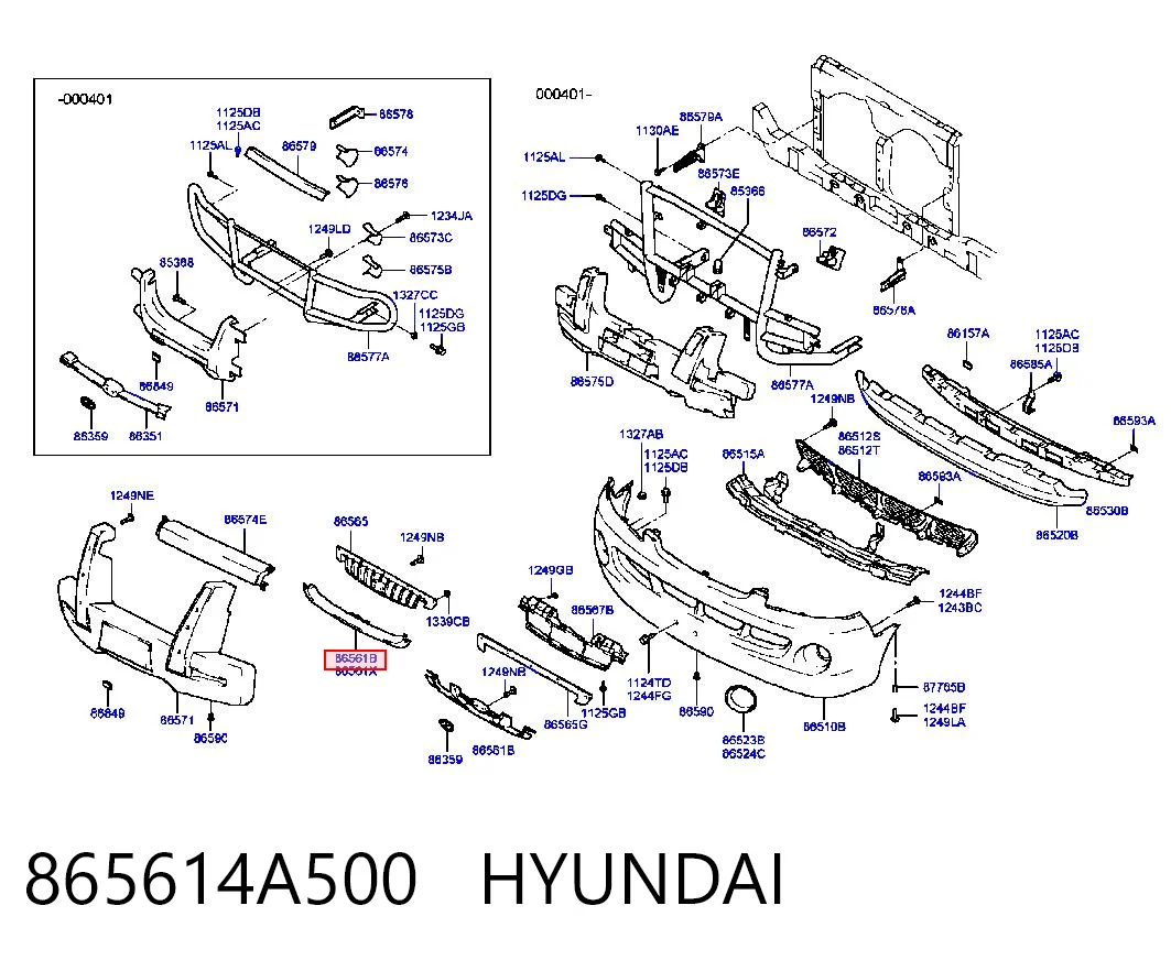 865614A500 Hyundai/Kia