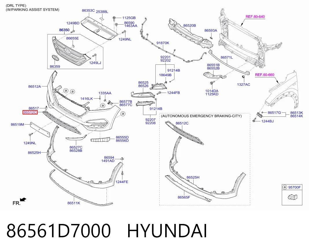 86561D7000 Hyundai/Kia