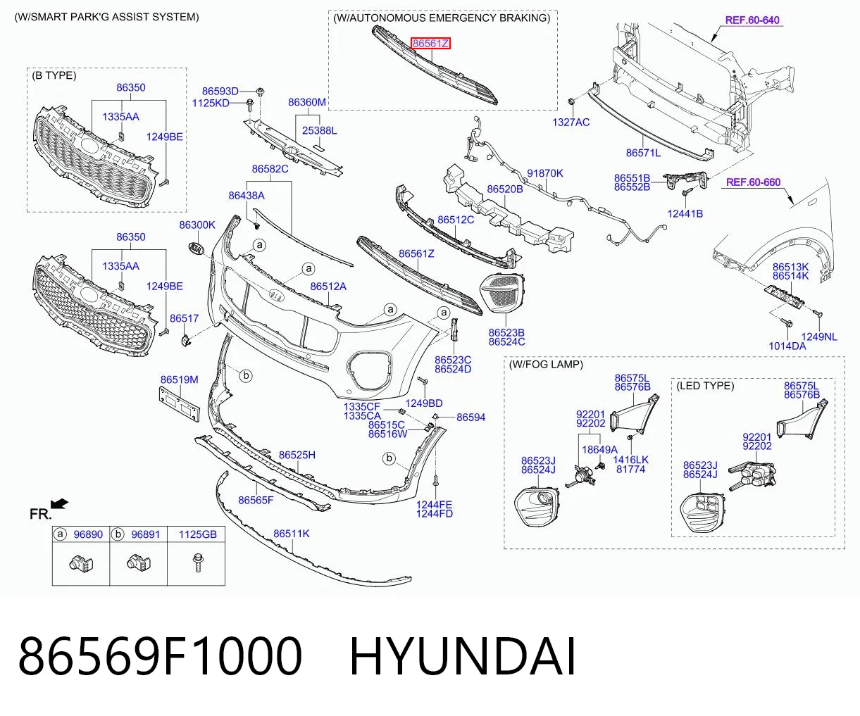 86569F1000 Hyundai/Kia