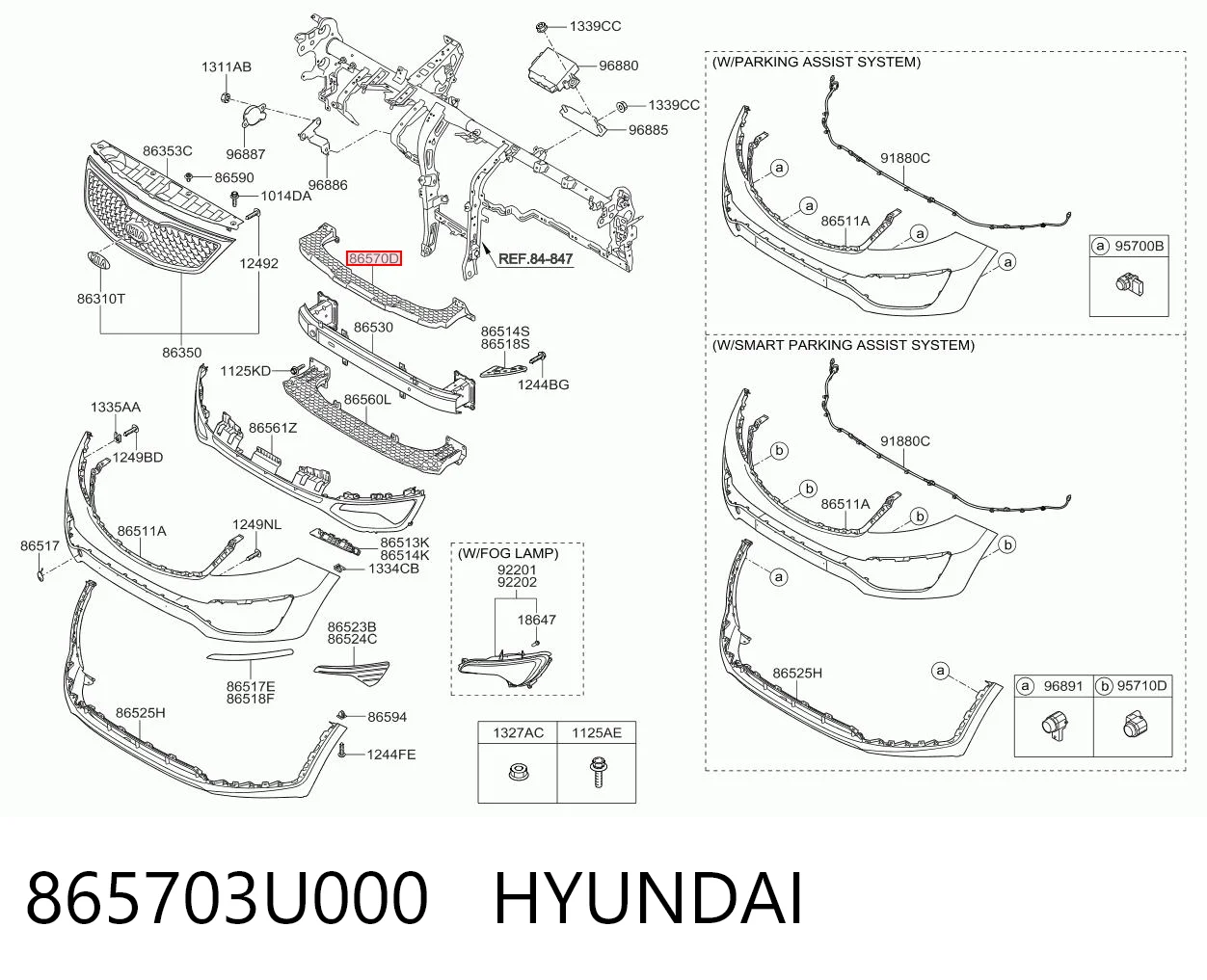865703U000 Hyundai/Kia