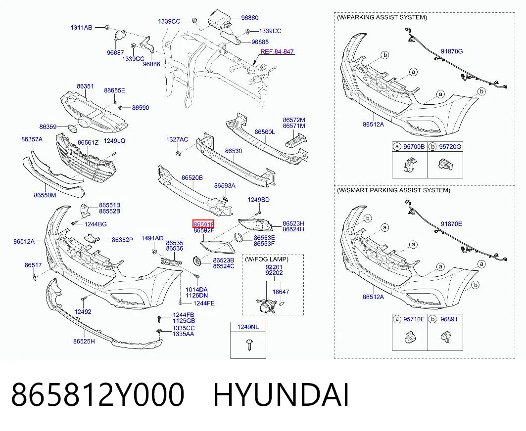 865812Y000 Hyundai/Kia