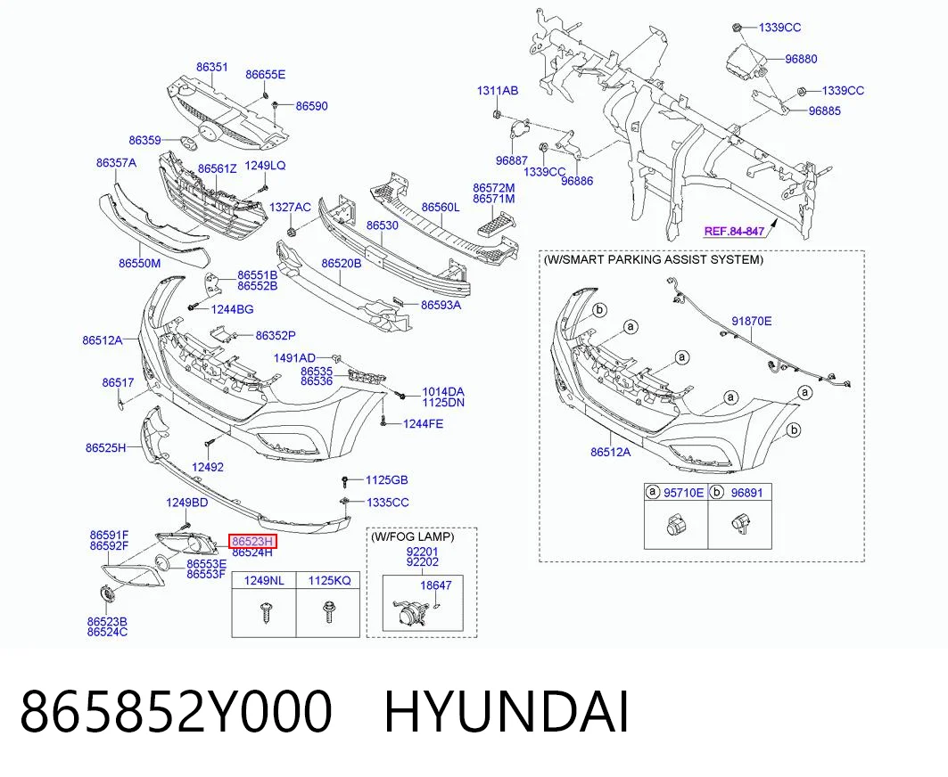 865852Y000 Hyundai/Kia