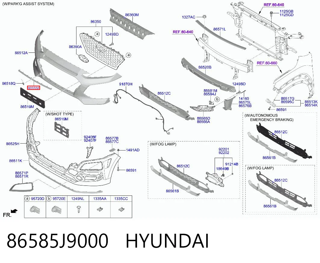 86585J9000 Hyundai/Kia
