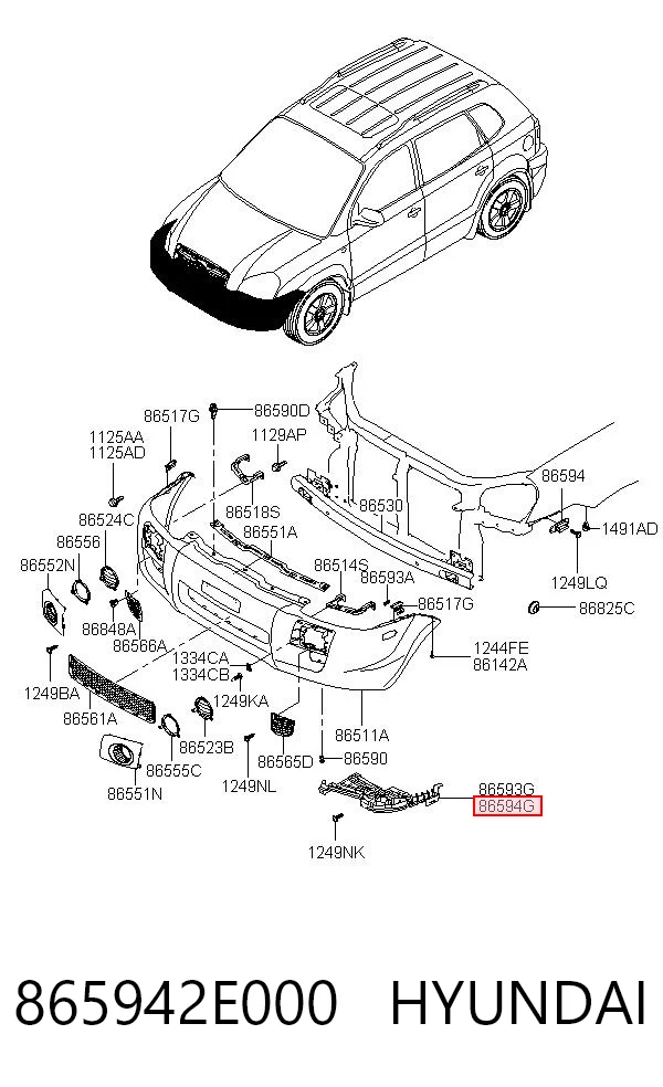 865942E000 Hyundai/Kia