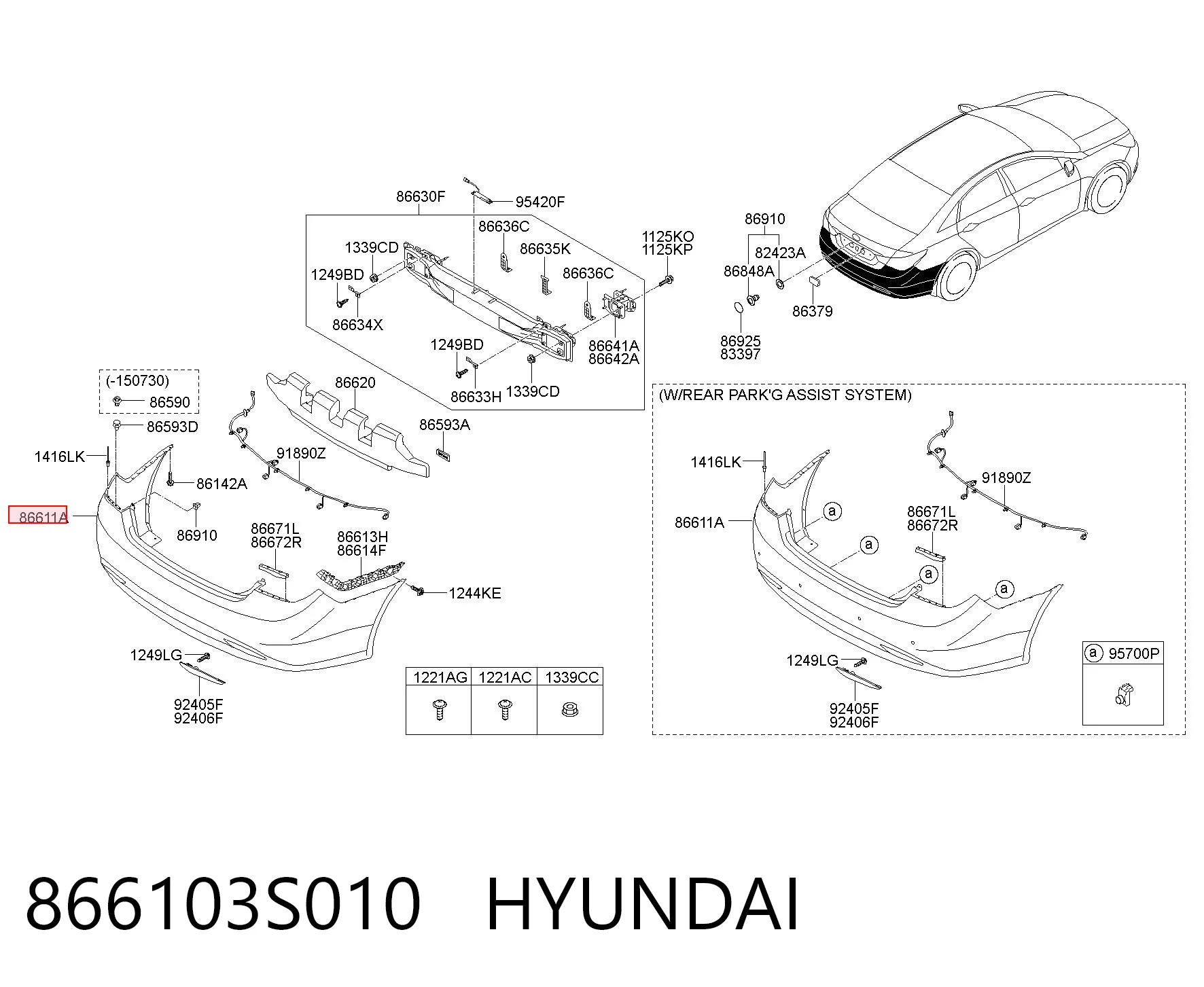 866103S010 Hyundai/Kia