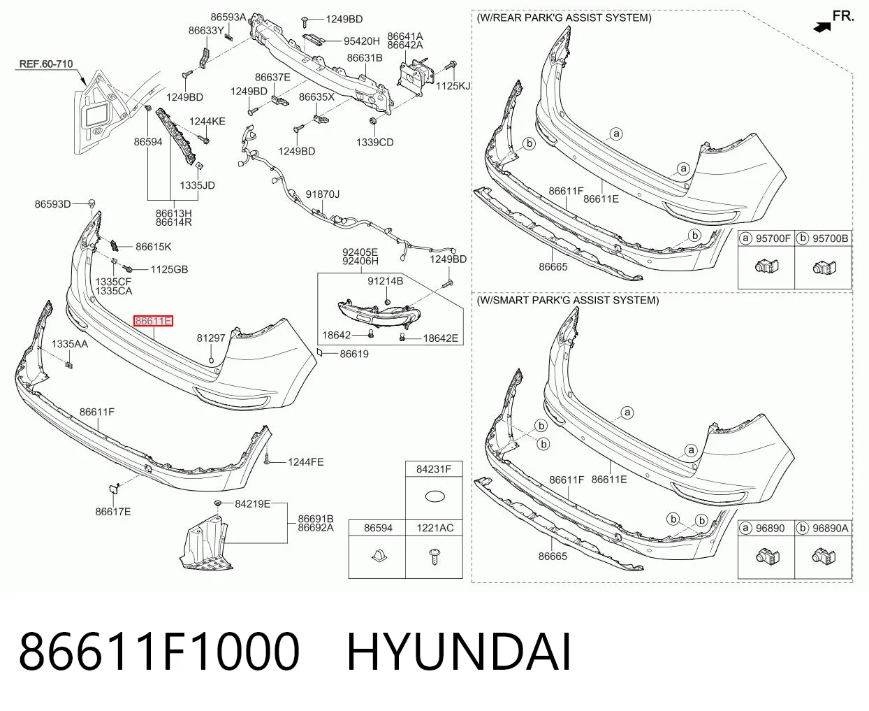 86611F1000 Hyundai/Kia