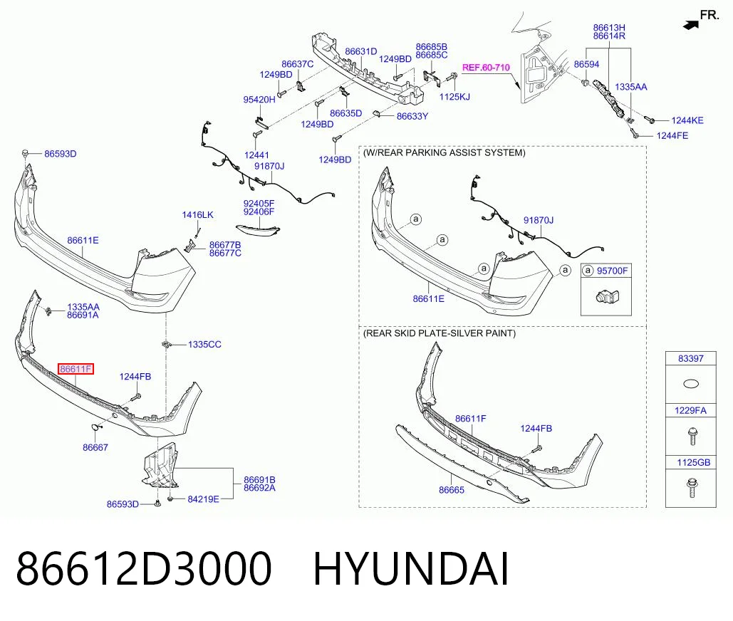86612D3000 Hyundai/Kia