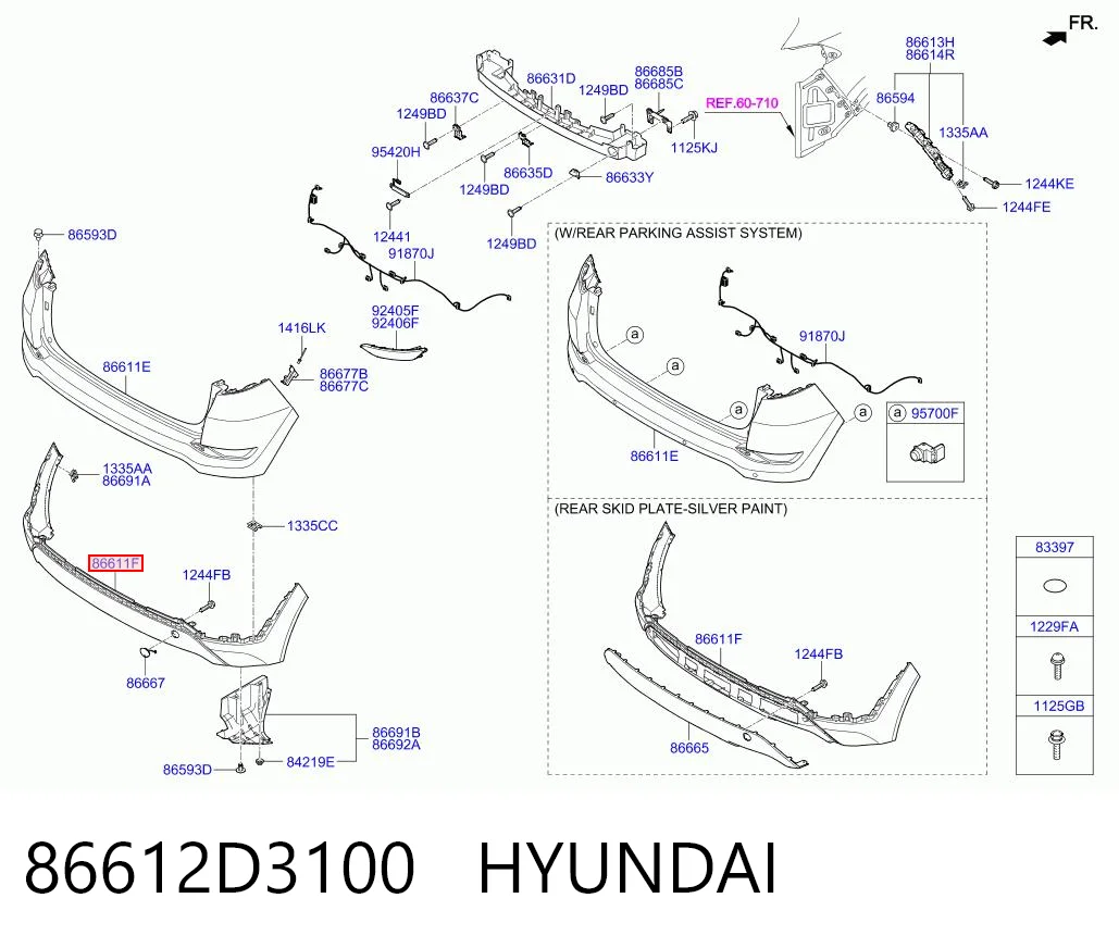 86612D3100 Hyundai/Kia