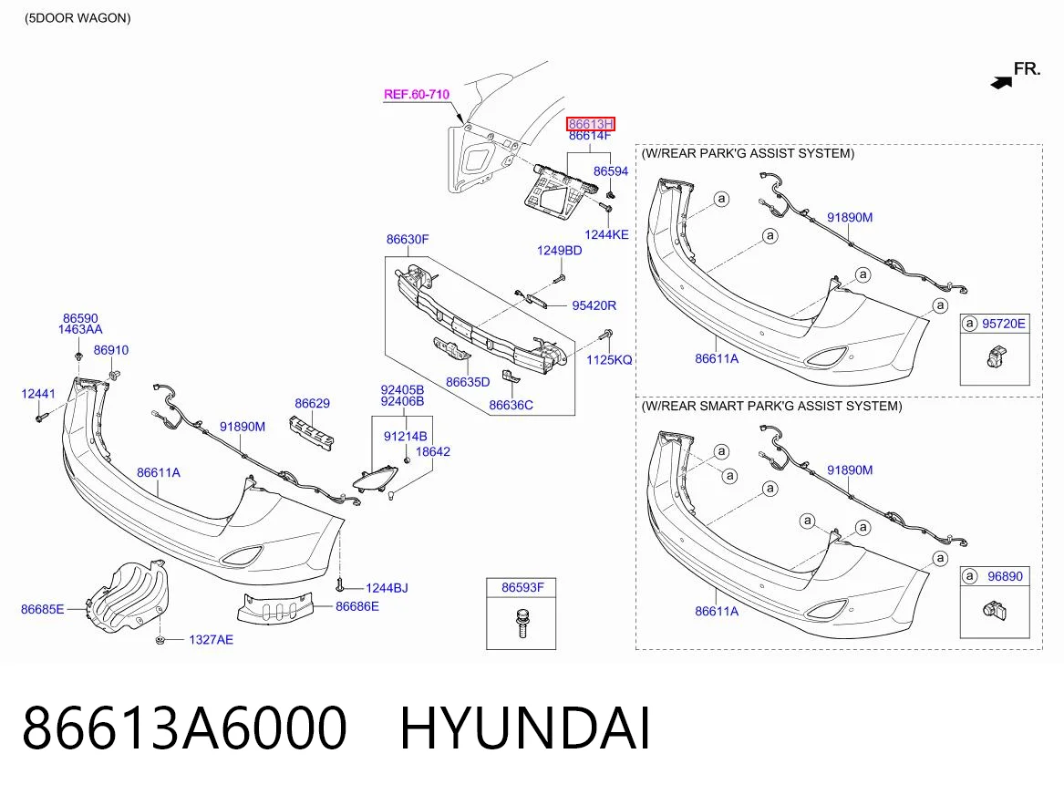 86613A6000 Hyundai/Kia