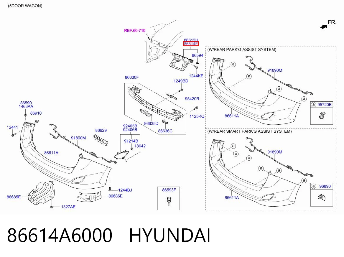 86614A6000 Hyundai/Kia