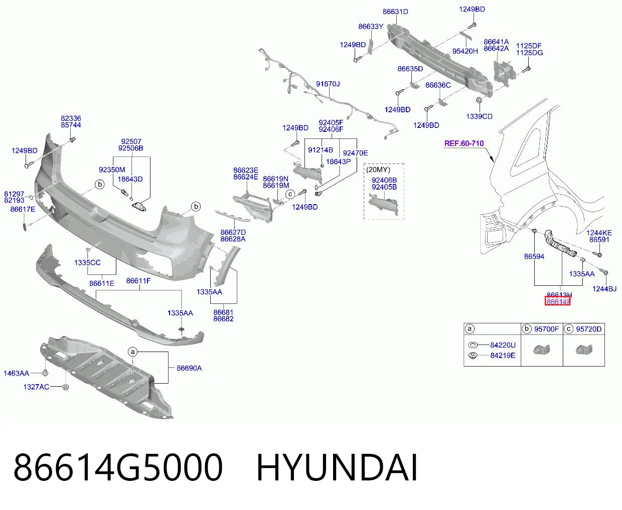 86614G5000 Hyundai/Kia