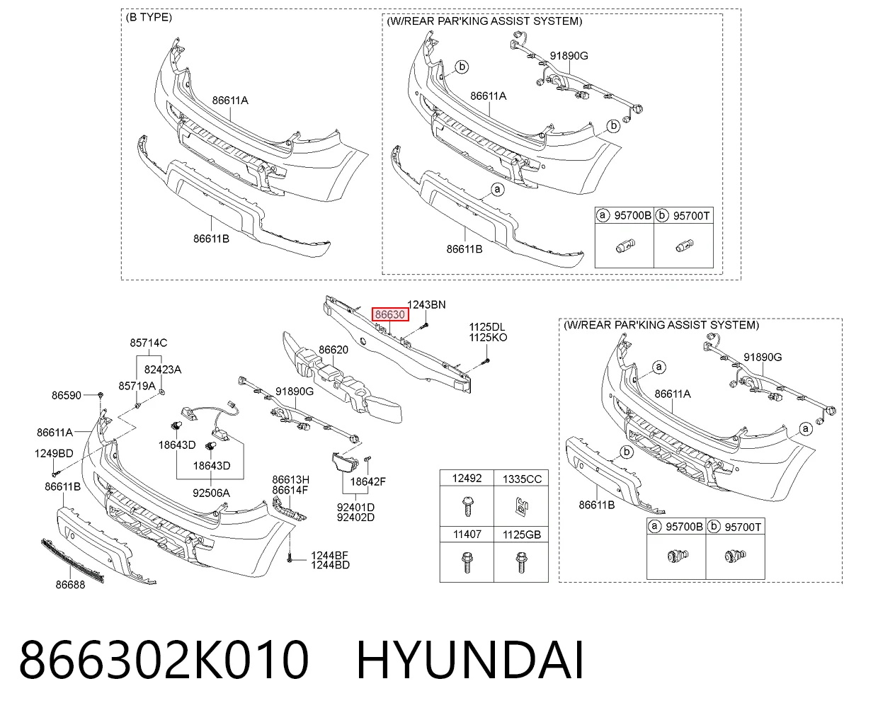 866302K010 Hyundai/Kia