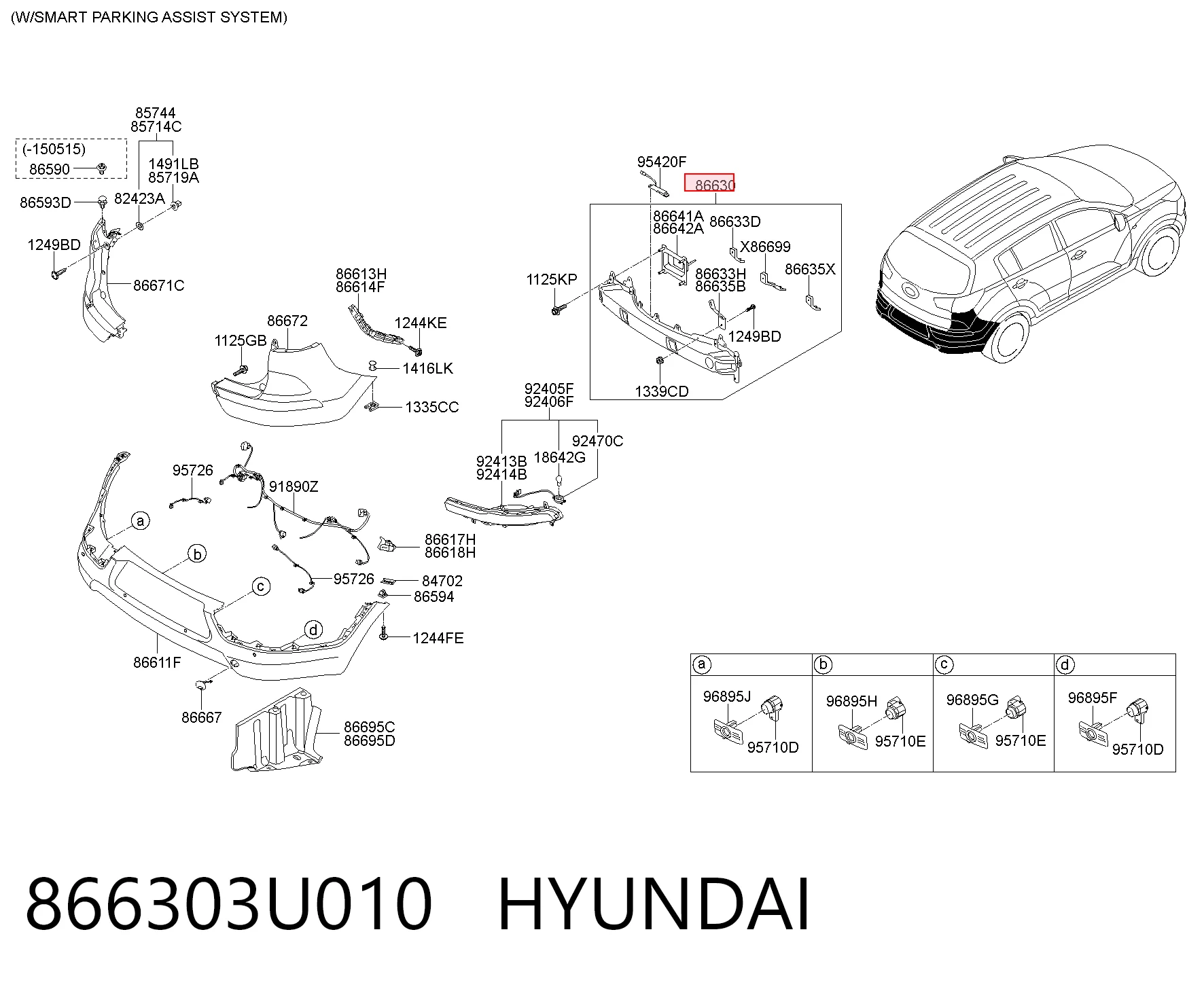 866303U010 Hyundai/Kia