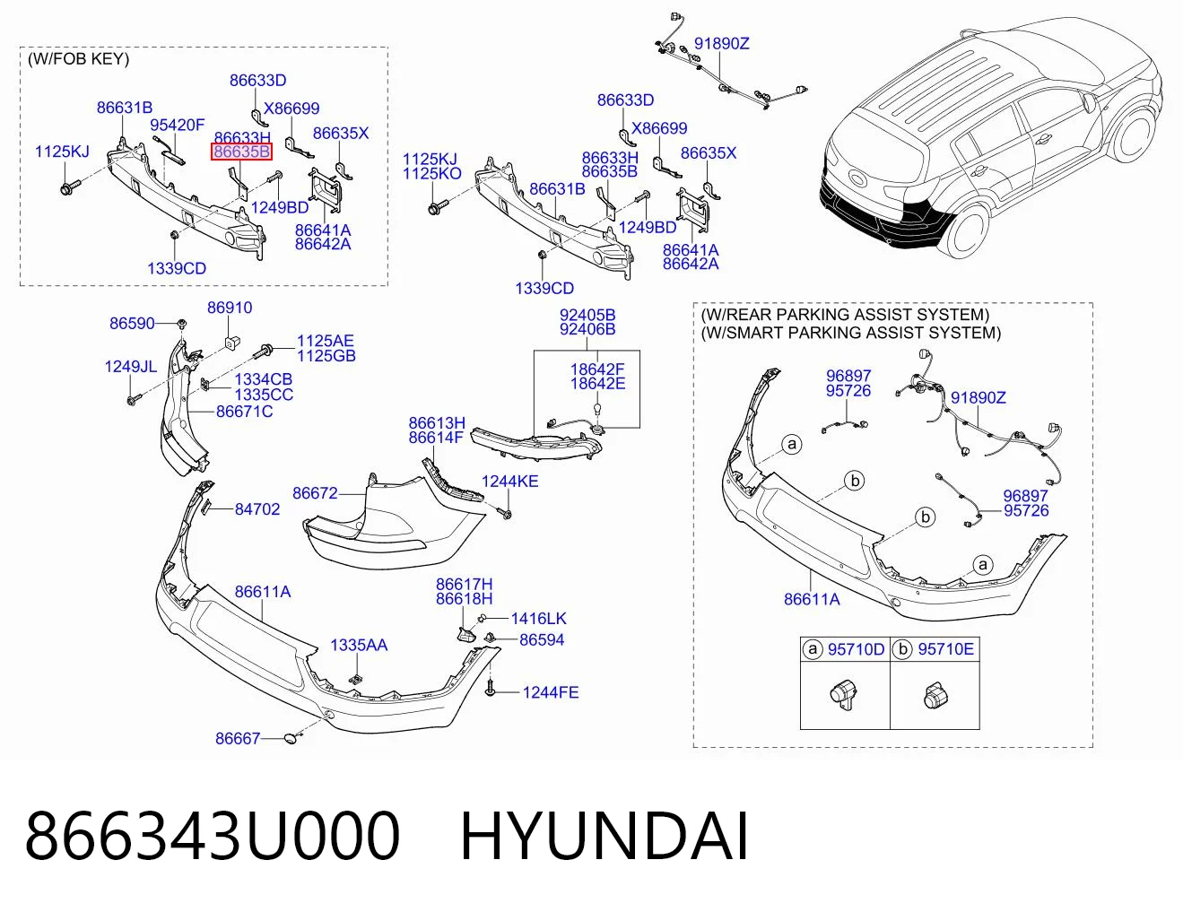 866343U000 Hyundai/Kia