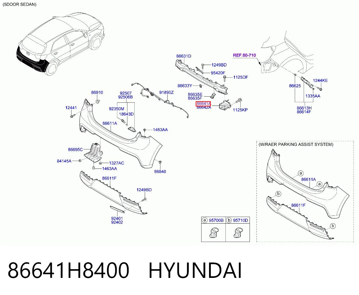 86641H8400 Hyundai/Kia