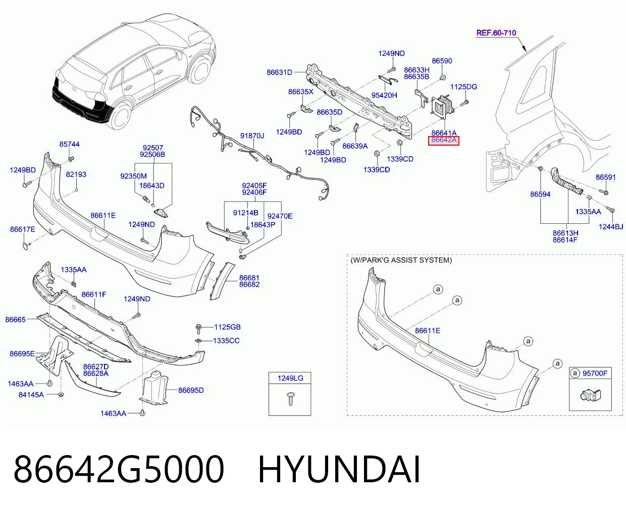 86642G5000 Hyundai/Kia