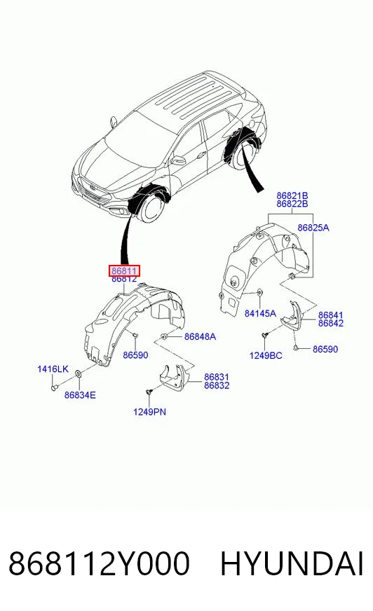 868112Y000 Hyundai/Kia